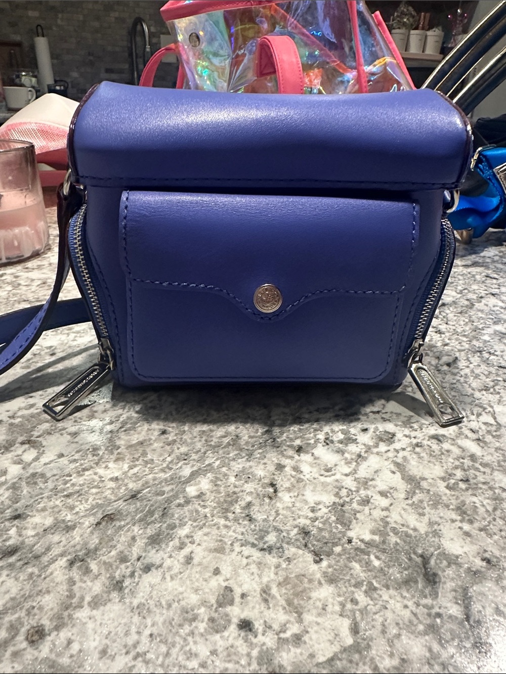Rebecca Minkoff Vibrant Purple Mini Crossbody